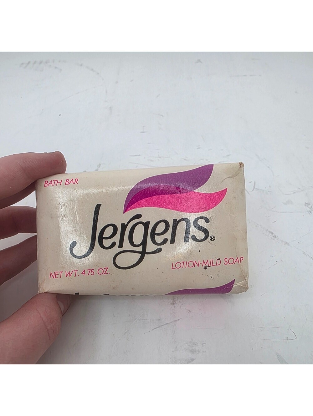 Vintage New Old Stock Jergens Bath Bar Lotion Mild Bar Soap 4.75 oz